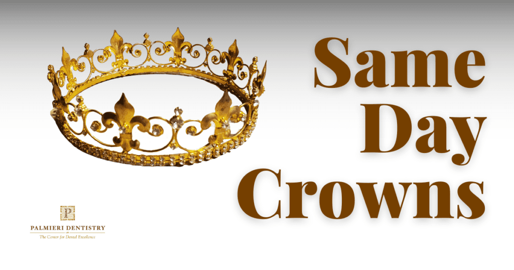 Do you find yourself postponing recommended dental treatments due to time constraints? We know that many of our patients have busy lives. It seems that between work, school, and family obligations, there is always something to do. At Palmieri Dentistry, we value your time. We do everything we can to make your time in our office efficient while providing excellent dental care. We use state-of-the-art technology to assist with this. One service that we are proud to offer our patients is same-day crowns.