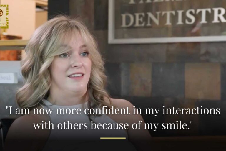 palmieri dentistry woman patient testimonial