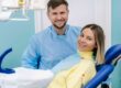 Patient receiving dental care from a dentist.